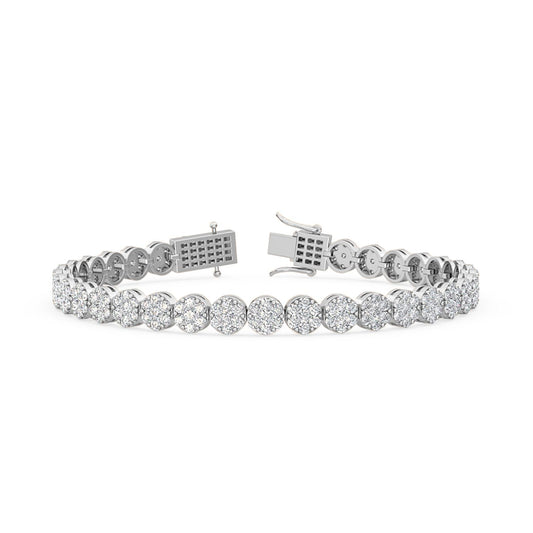 Lab Grown Diamond BRACELET 3.52 ctw BR11360-3.63CT-7IN