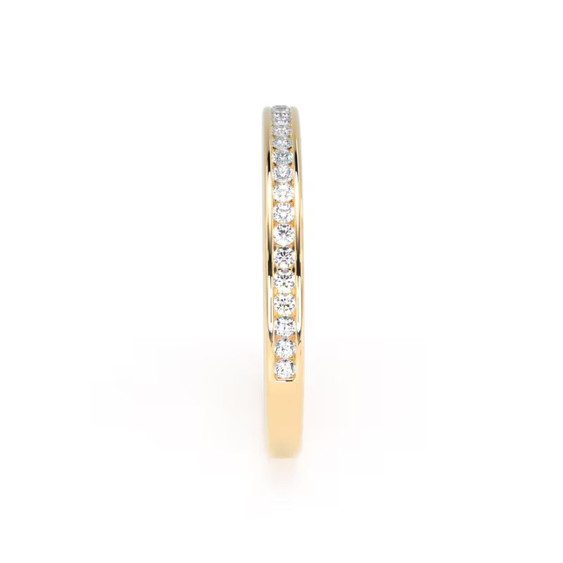 2MM Round Brilliant Cut - Channel Set