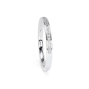 2MM Round Brilliant Cut - Channel Set