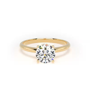 Round Solitaire Engagement Ring