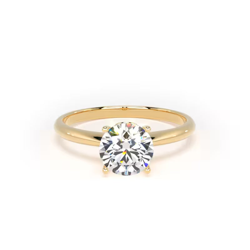 Round Solitaire Engagement Ring