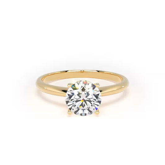 Round Solitaire Engagement Ring