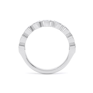 Cushion Cut - Bezel Set Multistone Band (BZC)