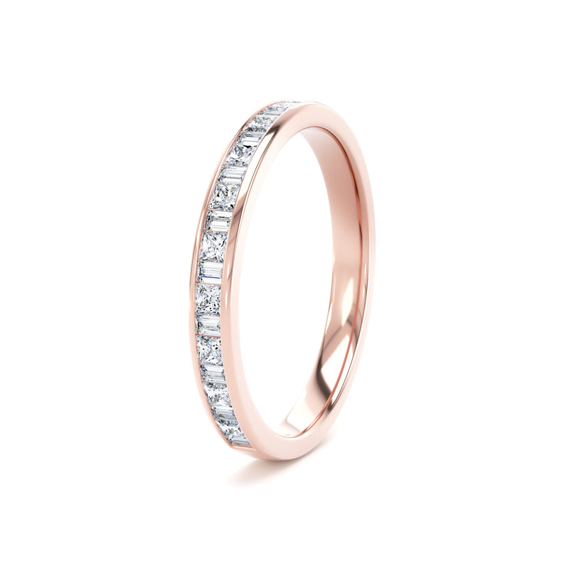 2.5MM Princess Cut & Baguette - Channel Set (CPB)
