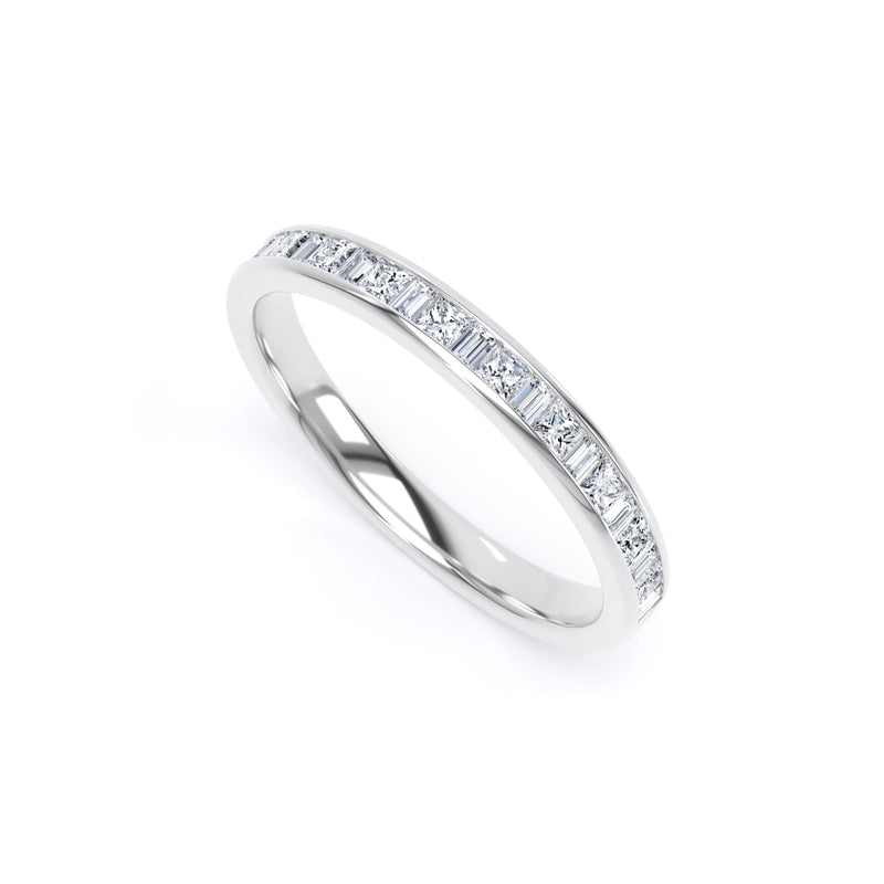 2.5MM Princess Cut & Baguette - Channel Set (CPB)
