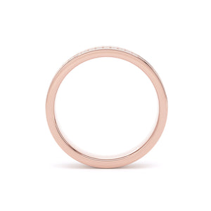 4MM Width Band Princess Cut - Double Row Channel (DPC)