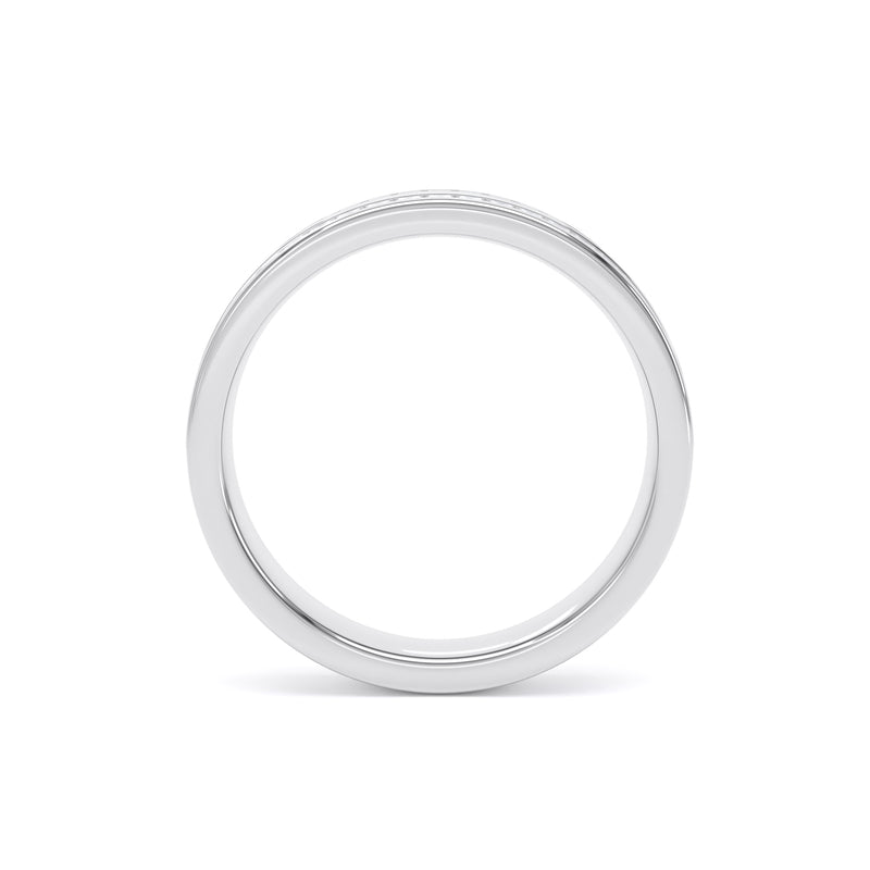 4MM Width Band Princess Cut - Double Row Channel (DPC)