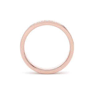 4MM Width Band Round Brilliant & Baguette - Double Row Channel (DRB)