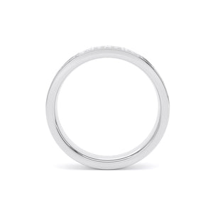 4MM Width Band Round Brilliant & Baguette - Double Row Channel (DRB)