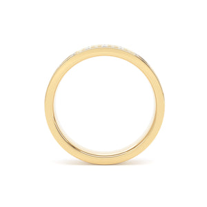 4MM Width Band Round Brilliant & Baguette - Double Row Channel (DRB)