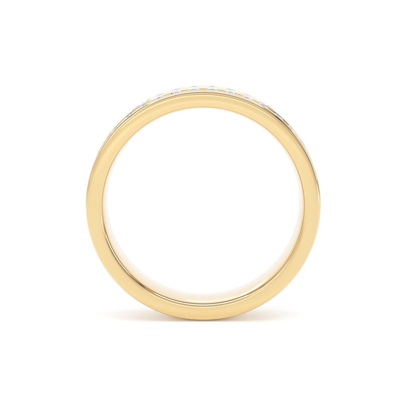 4MM Width Band Round Brilliant Cut - Double Row Channel (DRC)