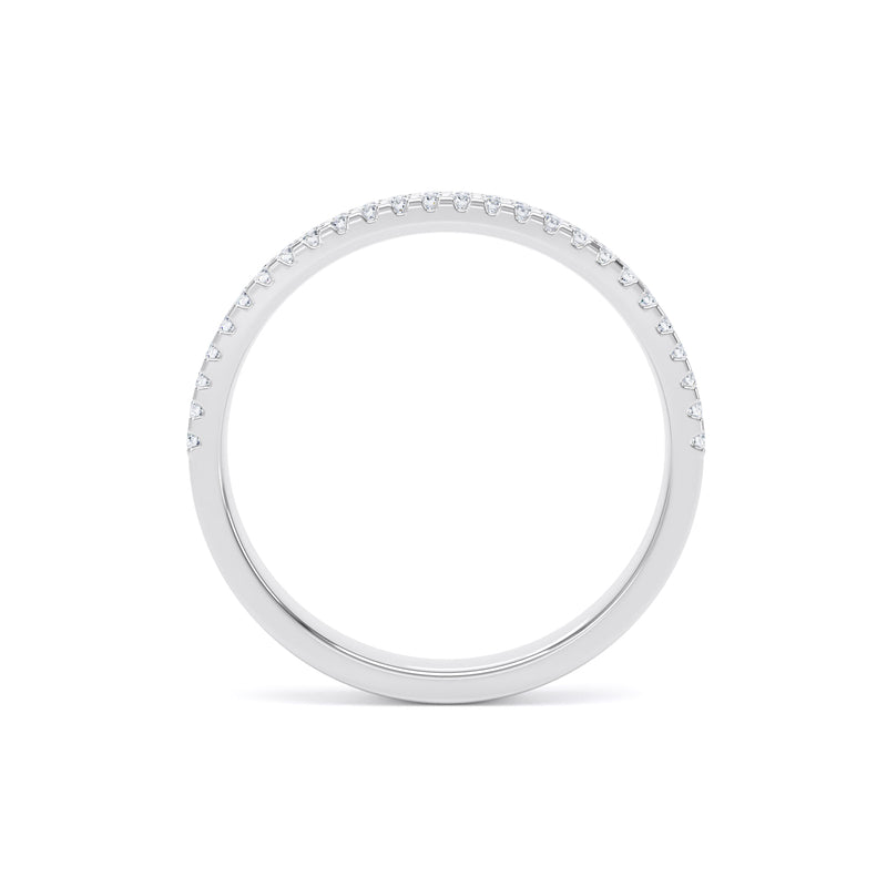 2.3MM Width Band Round Brilliant Cut - Double Row Claw (DRW)