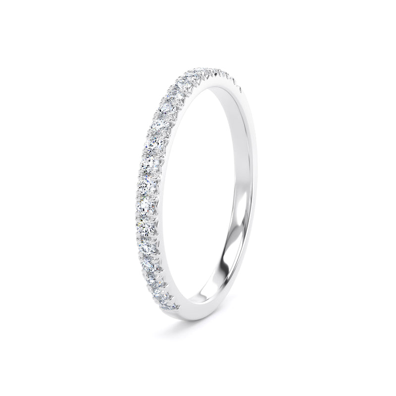 Round Brilliant Cut - French Pave / Fish Tail (FPF)