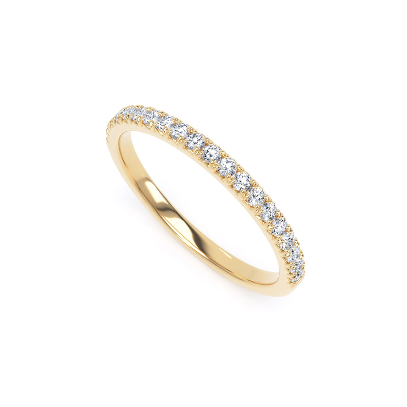 Round Brilliant Cut - French Pave / Fish Tail (FPF)
