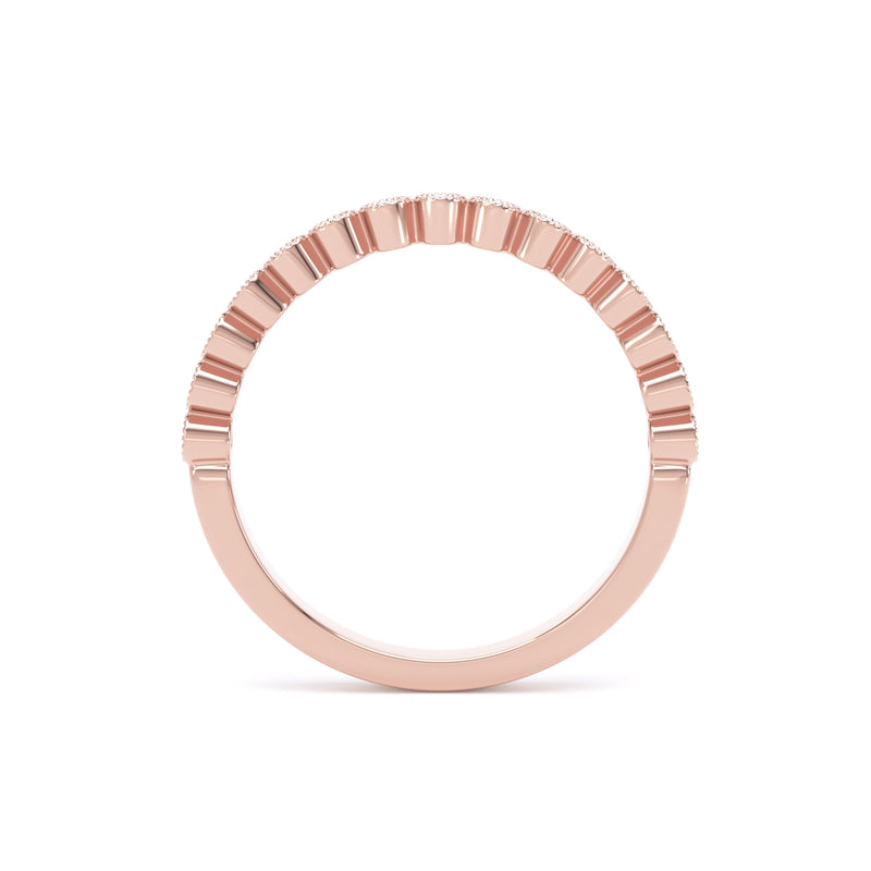 2MM Width Band Round Brilliant Cut - Millgrain Bezel (MBR)