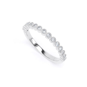 2MM Width Band Round Brilliant Cut - Millgrain Bezel (MBR)