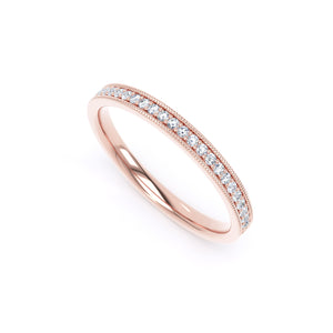 Round Brilliant Cut - Millgrain Channel Claw (MCS)
