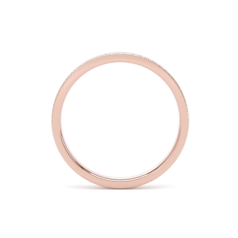 Round Brilliant Cut - Millgrain Channel Claw (MCS)