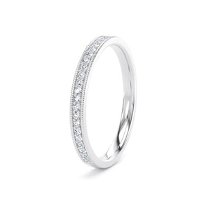 Round Brilliant Cut - Millgrain Channel Claw (MCS)