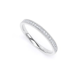 Round Brilliant Cut - Millgrain Channel Claw (MCS)
