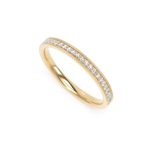 Round Brilliant Cut - Millgrain Channel Claw (MCS)