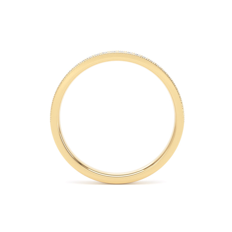 Round Brilliant Cut - Millgrain Channel Claw (MCS)