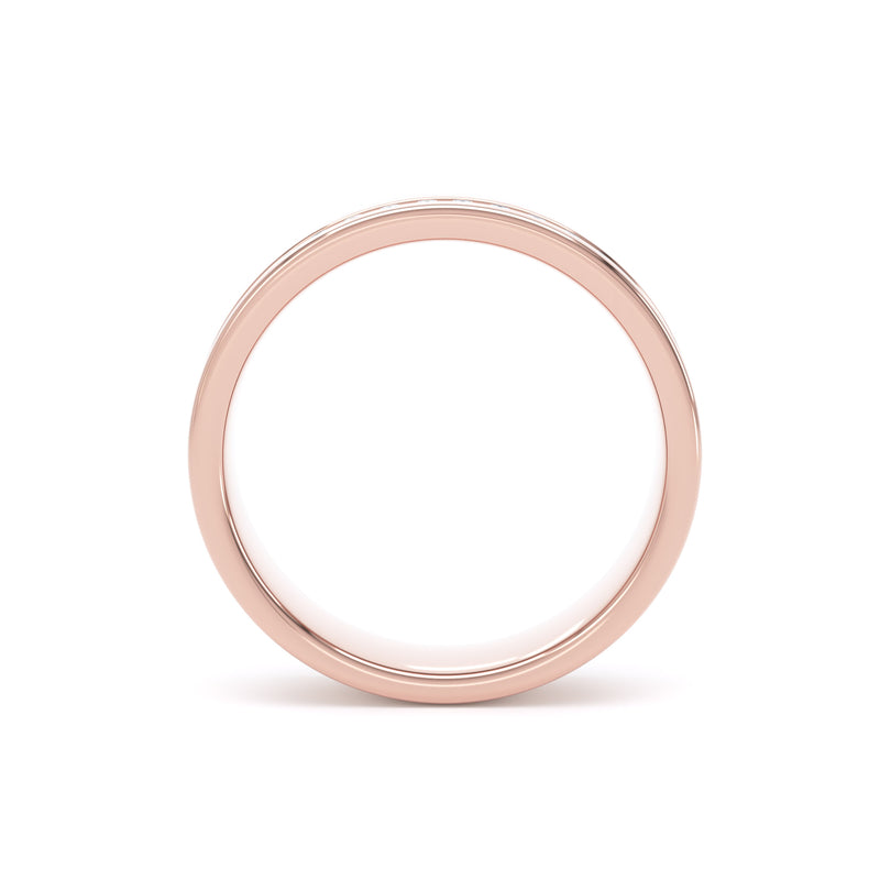 5.1MM Width Band Round Brilliant Cut - Offset Channel (OSC)