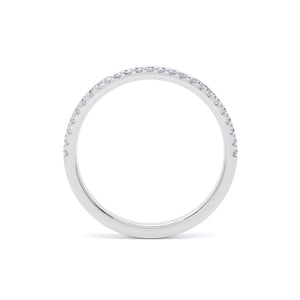 2.4MM Width Band Round Brilliant Cut - Offset Claw (OSW)
