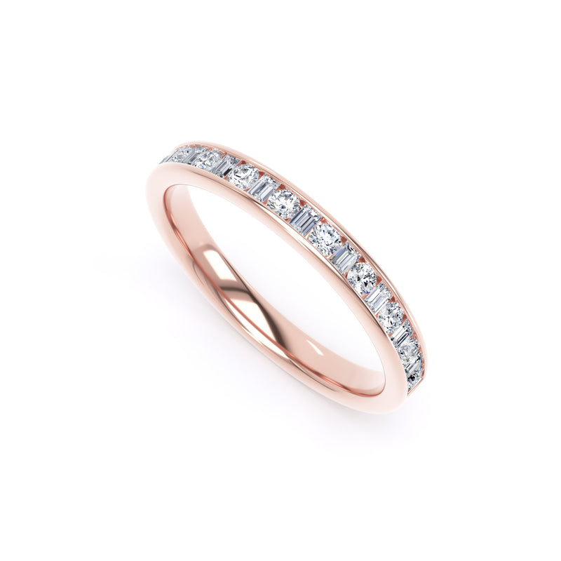 2.7MM Round Brilliant & Baguette - Channel Set (RBB)