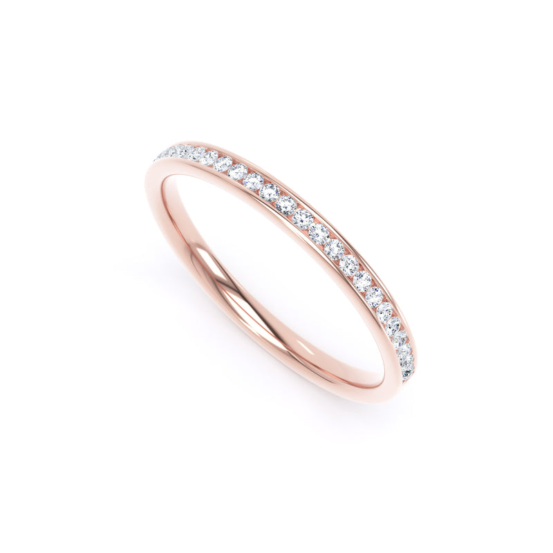 2MM Round Brilliant Cut - Channel Set