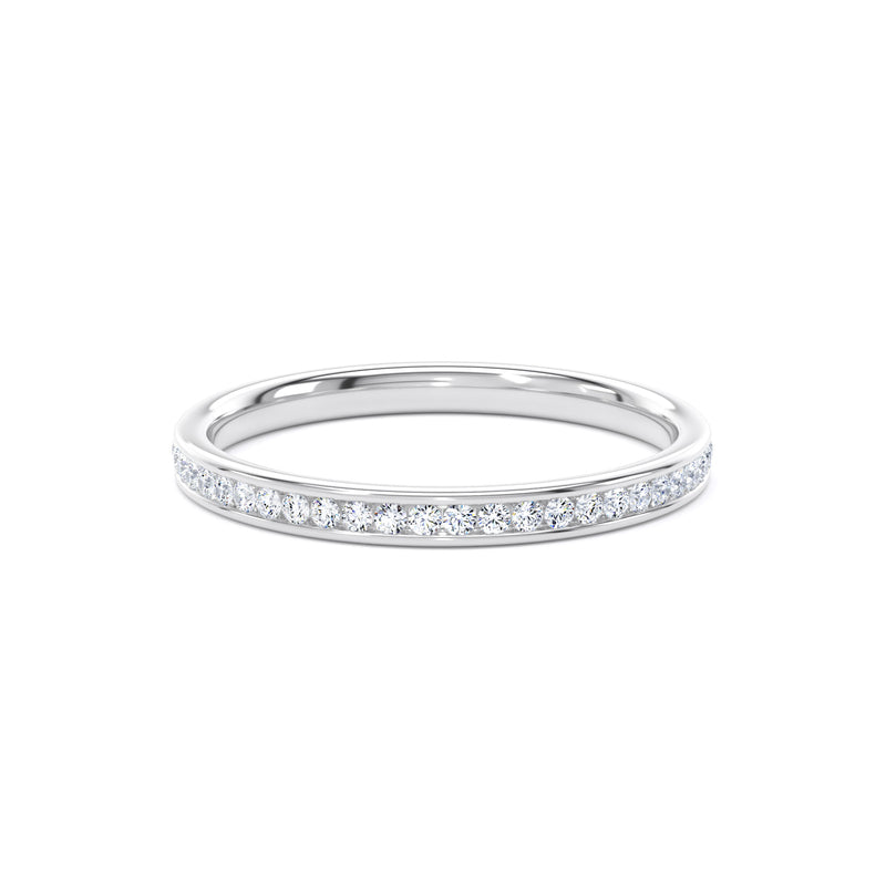 2MM Round Brilliant Cut - Channel Set