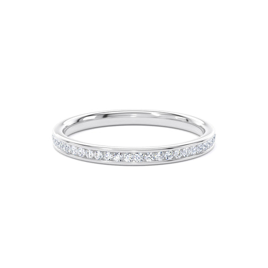 2MM Round Brilliant Cut - Channel Set