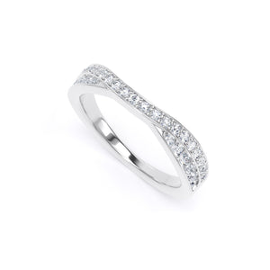 Round Brilliant Cut - Entwined Double Row (RBE)