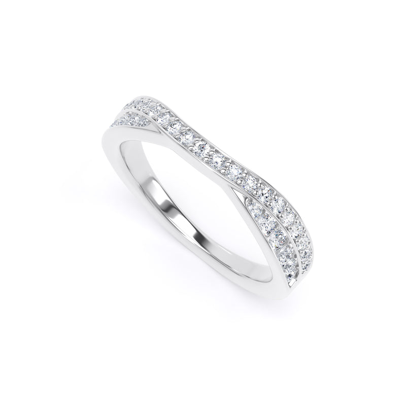 Round Brilliant Cut - Entwined Double Row (RBE)