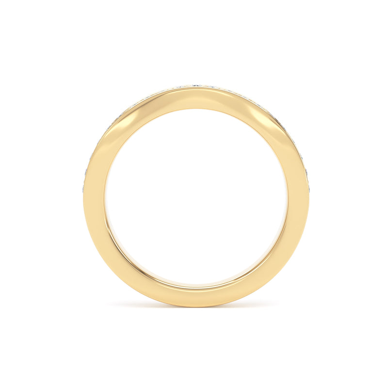 Round Brilliant Cut - Entwined Double Row (RBE)