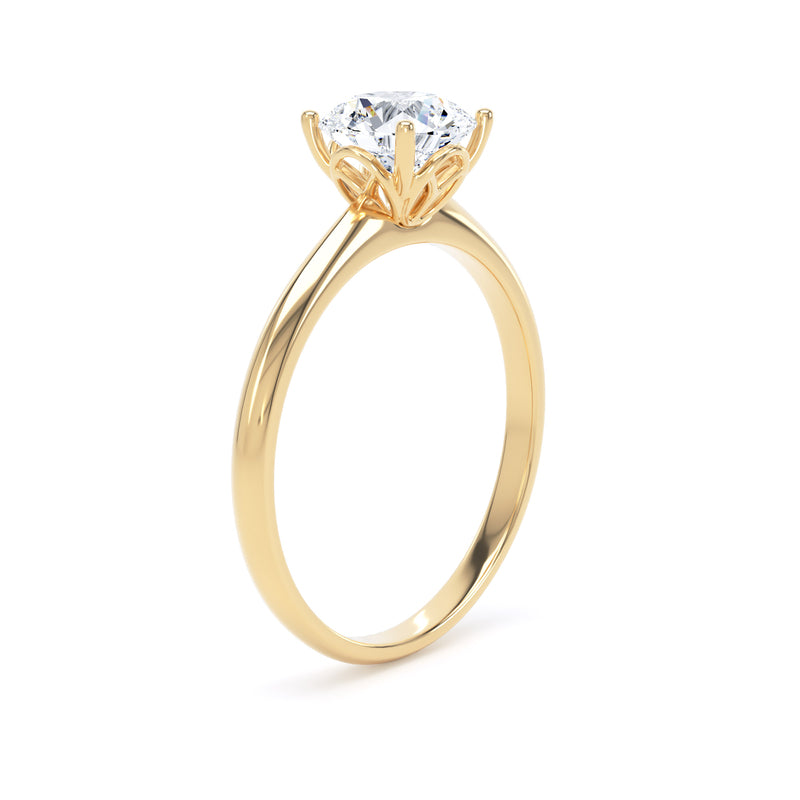 Round Solitaire Engagement Ring