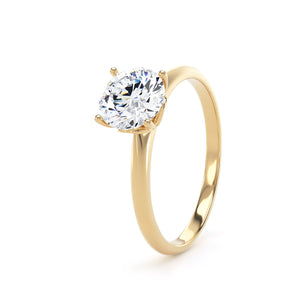 Round Solitaire Engagement Ring