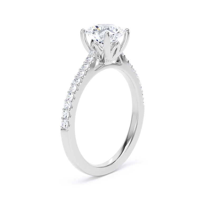 RSW01 - Round Engagement Ring