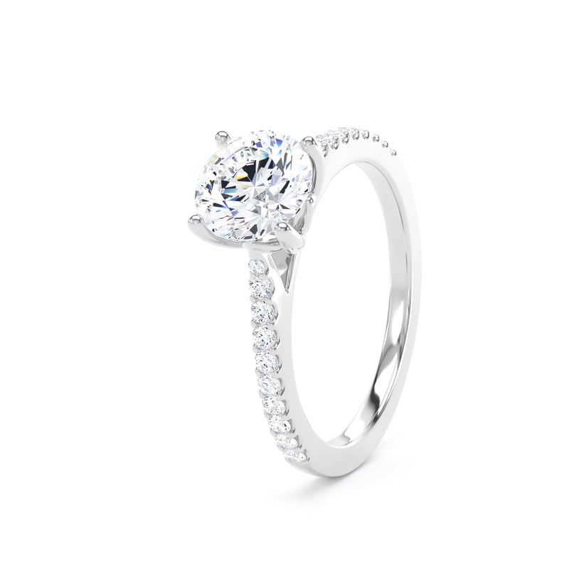 RSW01 - Round Engagement Ring