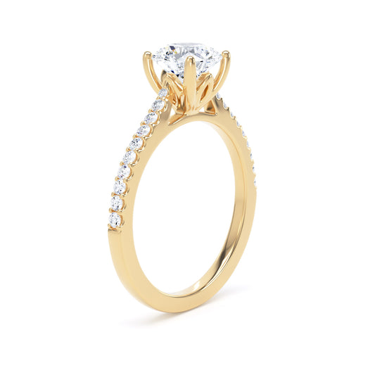 RSW01 - Round Engagement Ring