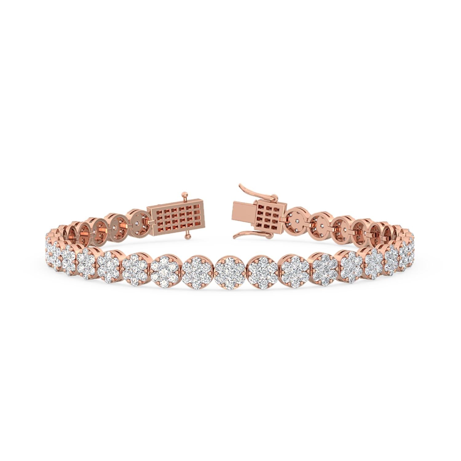 Lab Grown Diamond BRACELET 4.15 ctw BR11359-4-7IN