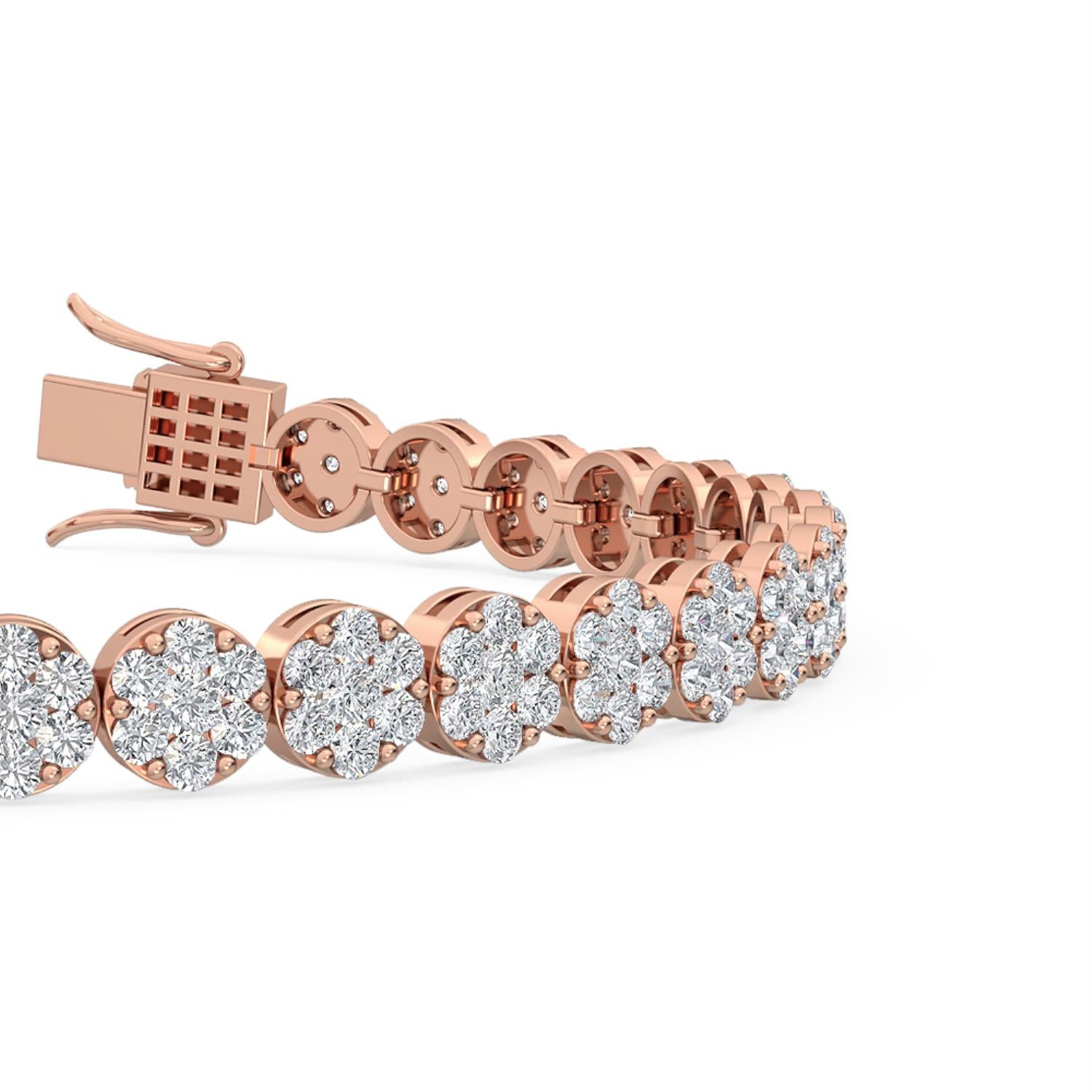 Lab Grown Diamond BRACELET 3.52 ctw BR11360-3.63CT-7IN