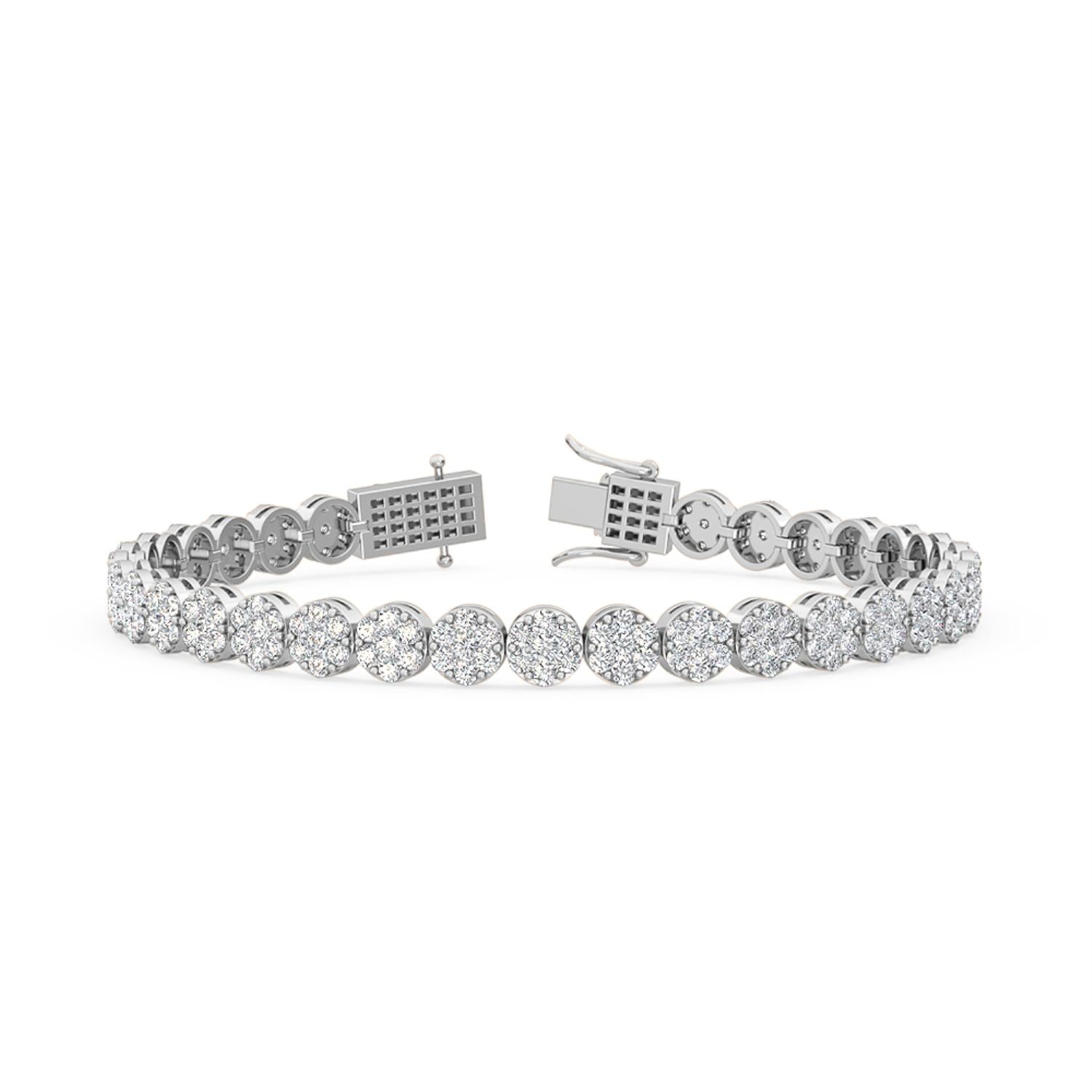Lab Grown Diamond BRACELET 3.52 ctw BR11360-3.63CT-7IN