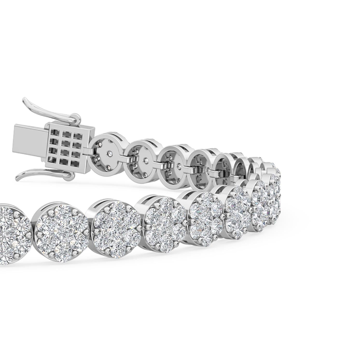 Lab Grown Diamond BRACELET 3.52 ctw BR11360-3.63CT-7IN