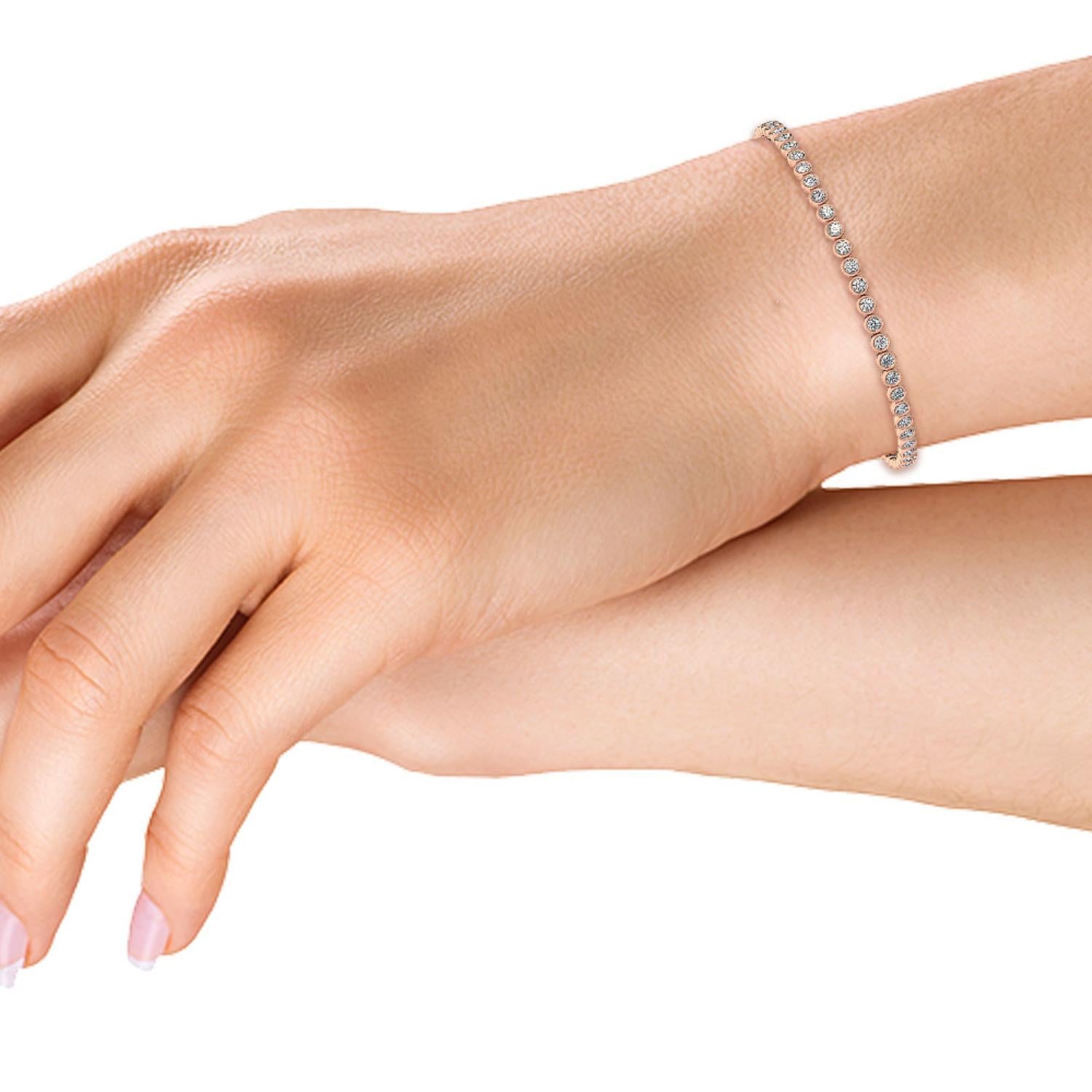 Lab Grown Diamond BRACELET 3.11 ctw BR11452-3-7IN