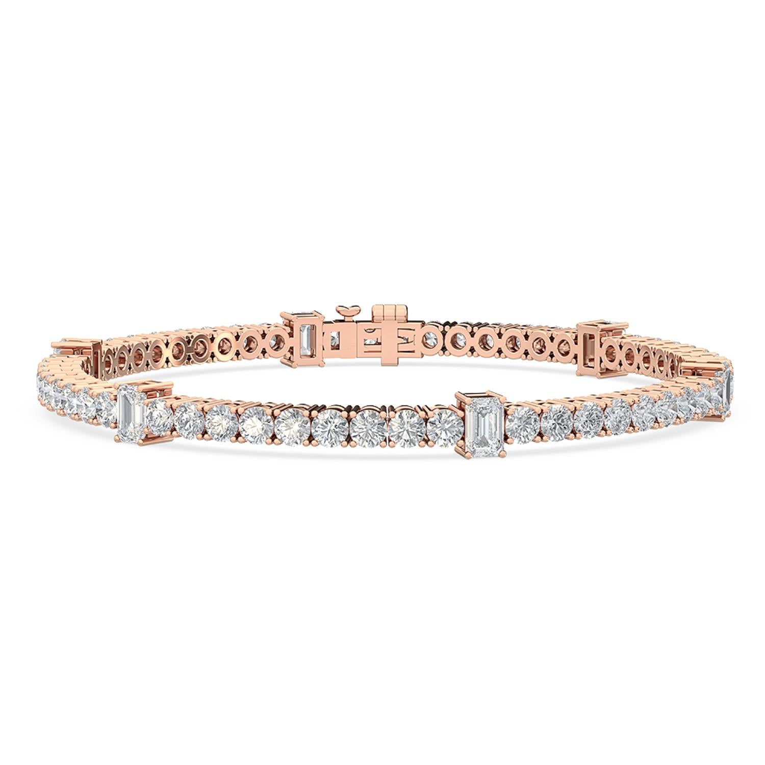 Lab Grown Diamond BRACELET 6.15 ctw BR20039-6-7IN