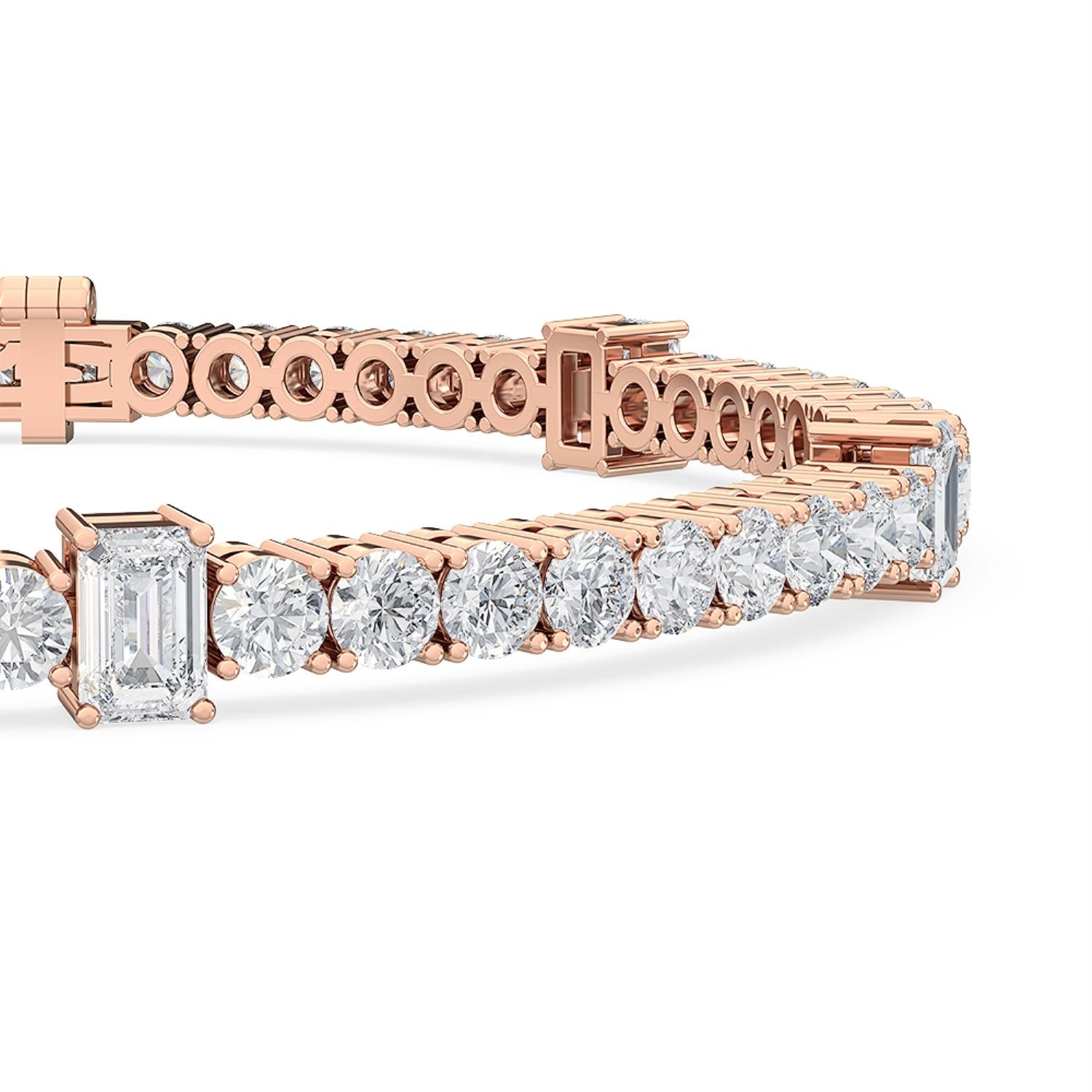 Lab Grown Diamond BRACELET 6.15 ctw BR20039-6-7IN