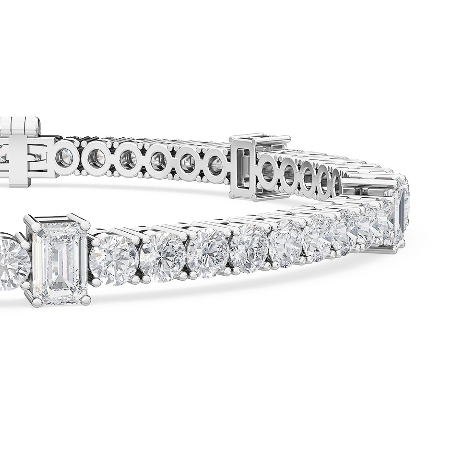 Lab Grown Diamond BRACELET 6.15 ctw BR20039-6-7IN