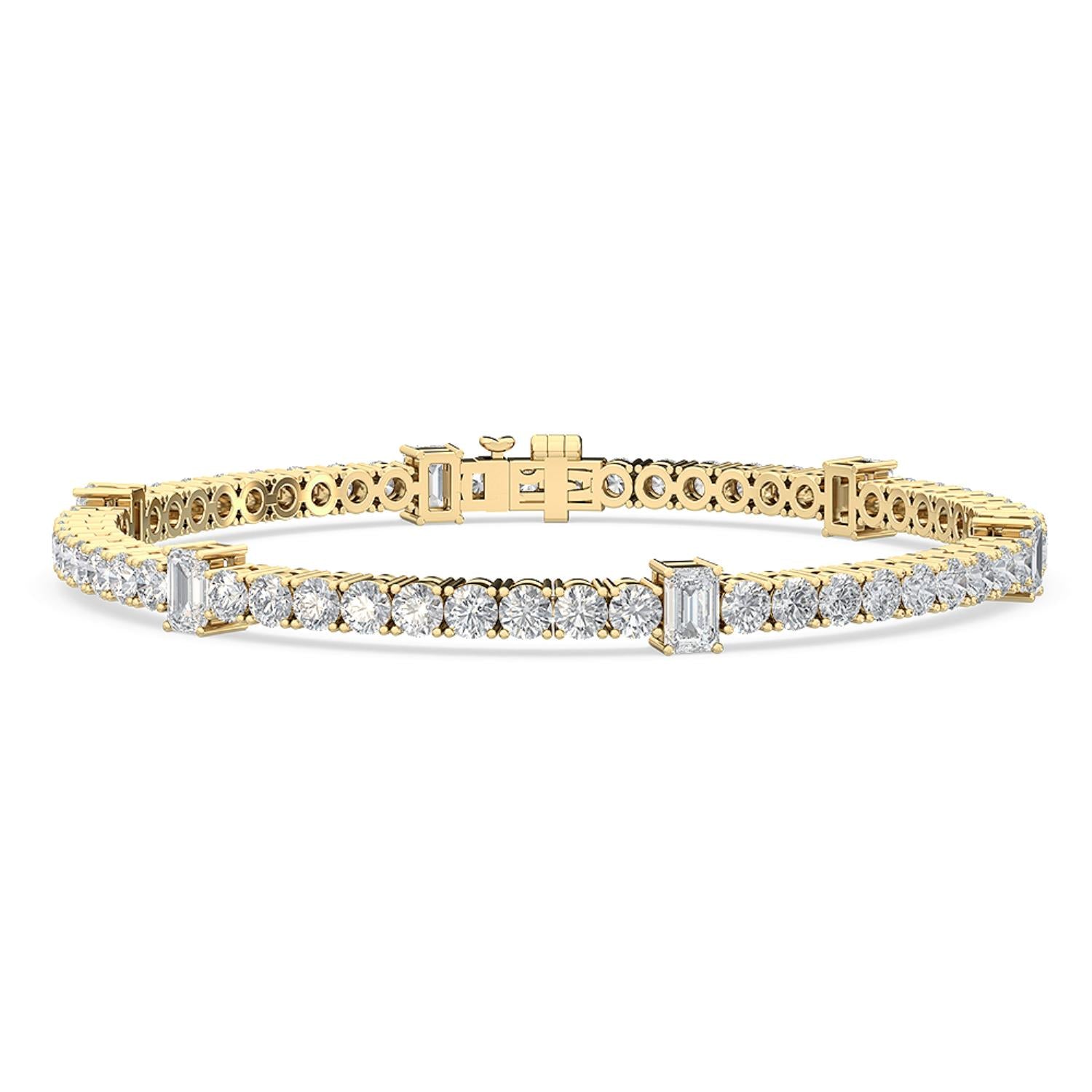 Lab Grown Diamond BRACELET 6.15 ctw BR20039-6-7IN