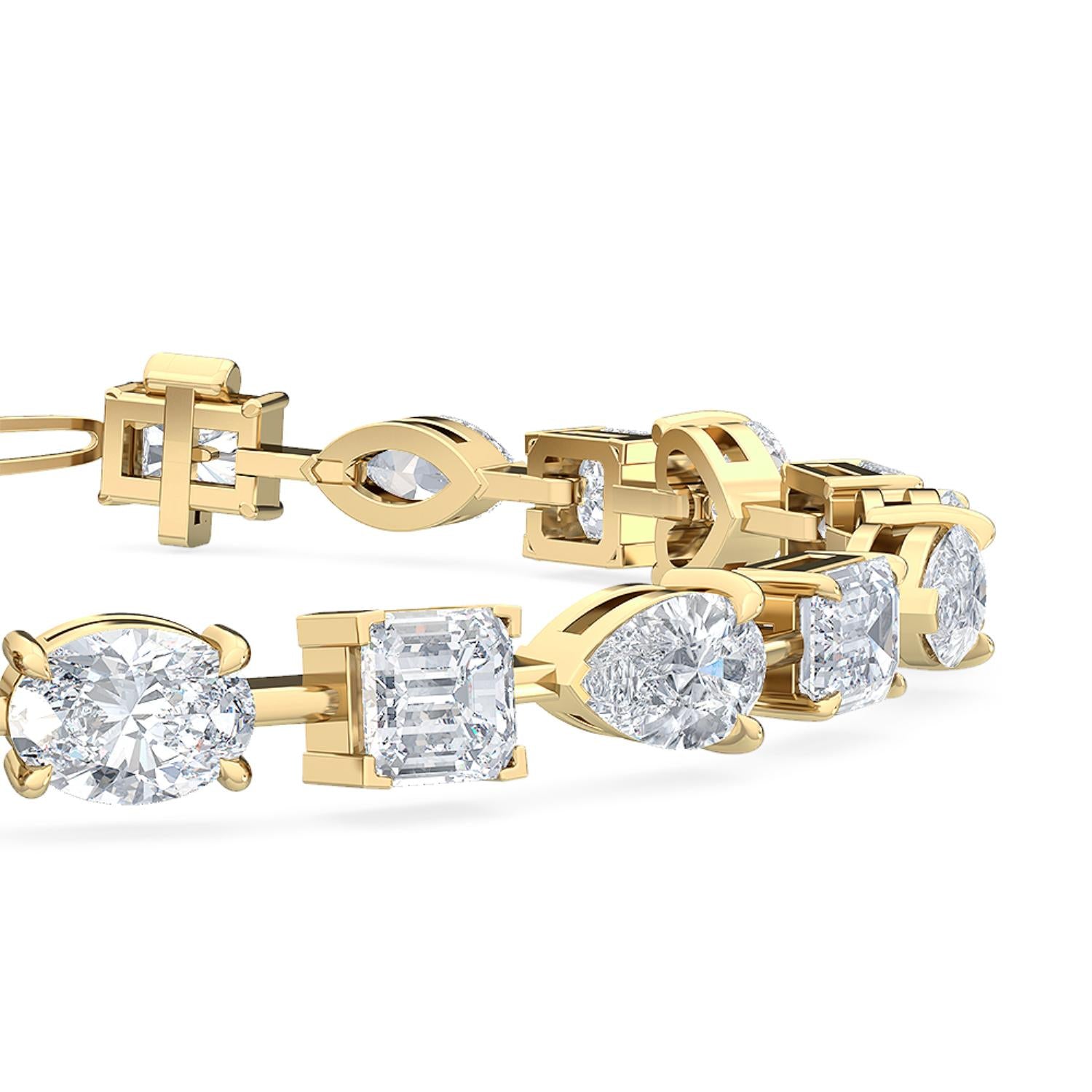 Lab Grown Diamond BRACELET 9.92 ctw BR20048MS-10.5-7IN